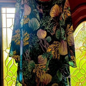 Floral Sheer Tunic Top